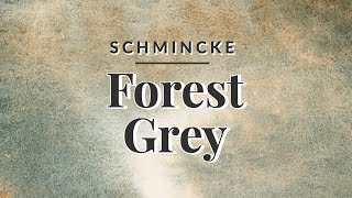 Forest Grey  Schmincke Super Granulating Watercolor Paint Swatching PBr7  PG50  PBk11 [upl. by Aryan]