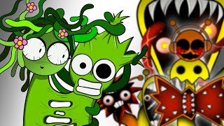 Incredibox Sprunki comparison Battle  CREEPY SYMBIOSIS SPRUNKIES PHASES SPRUNKIES [upl. by Wyne]