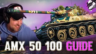 AMX 50 100 Guide  Was kann der Autoloader OG noch WoT  Gameplay  Deutsch [upl. by Yednarb648]