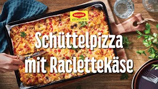 Schüttelpizza mit Raclettekäse [upl. by Llerraj]