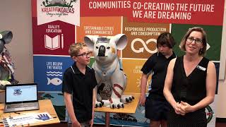 Students from Braidwood Central School with teacher Alisa Stephens [upl. by Colbye]