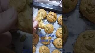 Pumpkin cookies🍪 pumpkin cookies bakingathome shortsvideo baking pumpkincookies [upl. by Windham583]