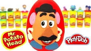 Toy Story Mr Potato Head Playdough Surprise Egg amp Toys [upl. by Innis]