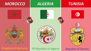 Morocco vs Algeria vs Tunisia Country Comparison [upl. by Josephine]