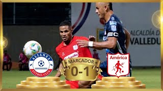 Alianza 0  1 America de Cali ⭐ LIGA DIMAYOR BETPLAY  COLOMBIA RADIO  CC BY 30 [upl. by Zeiler]