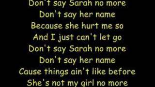 WaveDont say Sarah with lyrics [upl. by Iolenta]