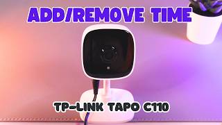 How to AddRemove Date or Time from Camera Footage on TPLink Tapo C110  Simple Steps [upl. by Kalman]