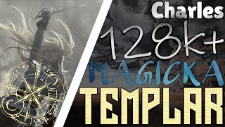 ☀️Magicka Templar  128k DPS PvE Build for ESO  Lost Depths [upl. by Ainak]