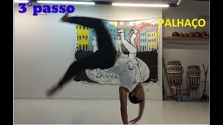 Capoeira Tutorial 07 Palhaço Aú de Costas Macacão  Macaco em Pé Aú pra traz 3 Passos [upl. by Eintrok298]