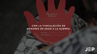 El caso 07 el reclutamiento y utilización de niños y niñas en el conflicto armado [upl. by Hicks]