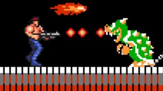 Super Mario Bros 1985 Walkthrough World 2 NES Nostalgia Contra [upl. by Ociredef]