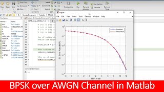 BPSK in AWGN channel in Matlab tutorial [upl. by Audwen775]