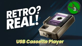 USB Cassette Player Walkman Style  Is It Worth Buying [upl. by Zinck812]