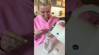 Trying the viral nut milk maker homemade viralvideo amazonfinds [upl. by Eirrem]