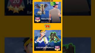 COMPLETE ZYGARDE VS GIRATINA PVP LEGENDARY BATTLE AND POKEMON GOshortsshort [upl. by Llerrac]