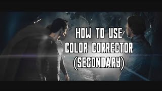 How To Use Color Corrector Secondary In Vegas Pro [upl. by Lap]