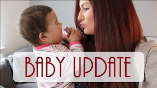 Baby Update  8 Monate  Einschlafen Abstillen Zahnen [upl. by Ruff]