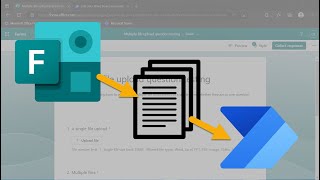 Merging Forms File Uploads in Power Automate [upl. by Adlay360]