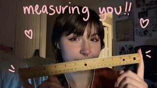 asmr  measuring your face 📏 [upl. by Duff]