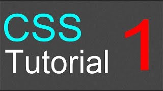 CSS Tutorial for Beginners  01  Introduction to CSS [upl. by Ysteb812]