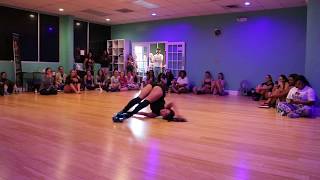 Advanced Floorwork and Flow  Queen of Hearts Fitness Grand Opening [upl. by Jempty708]