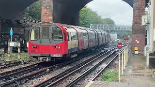 Rare footage of a Northern Line train departing Finchley Central platform 2 Mill Hill East bound [upl. by Marozik]