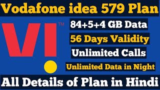 Vi 579 Prepaid Plan Full Details  3 Months Recharge Plan [upl. by Eened823]