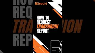 How To Request TransUnion Report by Mail  iDispute  Online Document Creator and Editor [upl. by Volotta]