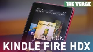 A handson look at Amazons Kindle Fire HDX with Mayday customer support [upl. by Durrace]