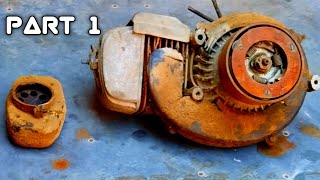 dismantle two stroke moped engine part 1 [upl. by Freddy872]