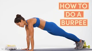 How To Do A Burpee  The Right Way  WellGood [upl. by Dania]