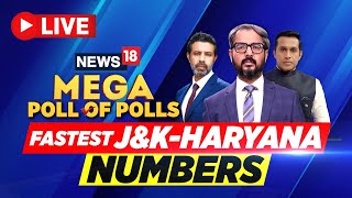 Exit Polls 2024 LIVE  Haryana Election Exit Poll Results  Jammu And Kashmir Exit Polls Results [upl. by Ayekram]