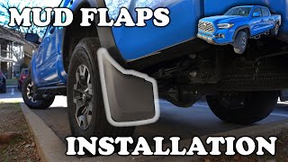 Toyota Tacoma 3rd Gen Mud Flaps Installation  How to [upl. by Carilyn]