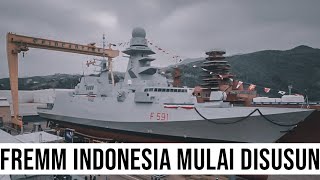 FINCANTIERI MULAI SUSUN KOMPONEN PEPERANGAN ELEKTRONIKA UNTUK FREMM INDONESIA [upl. by Erde229]