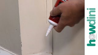 Caulking Tips How to Caulk a Crack in Your Wall [upl. by Thorley]