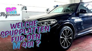 Welche Spurplatten Distanzscheiben BMW X3 G01 M40i B58 ST HampR Eibach JOM [upl. by Ariaes84]