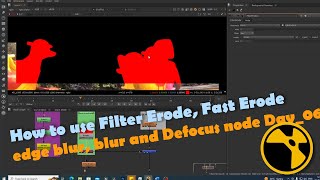 Nuke Tutorial How to use Filter Erode Fast Erode edge blur blur and Defocus node Day06 Hindi [upl. by Llenyar830]