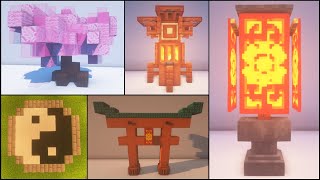 Minecraft 30 Japanese Build Hacks and Ideas [upl. by Philips]