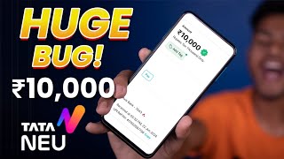 Tata Neu OFFERS  Rs10000 Per Mobile Number  HUGE BUG FROM TATA  USE CODE SOUR5125  eagletek [upl. by Norri]