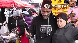 quotTHANK YOU TANKquot  Gervonta Davis TURKEY amp COAT GIVEAWAY 2024 Calvin Ford amp Kenny Ellis GIVE BACK [upl. by Redd491]