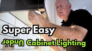 The Simple Way To Install Under Cabinet Lights [upl. by Ahsenra]