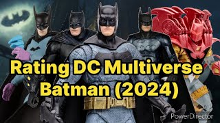 Rating EVERY Batman DC Multiverse SO FAR Mcfarlane DC Multiverse 2024 [upl. by Bonita]