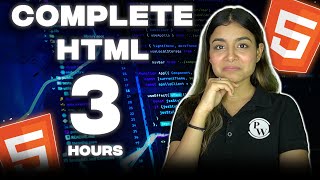 Learn Complete HTML In One Shot  Beginner To Pro  Full Stack Web Developer Course 202324 [upl. by Htide717]