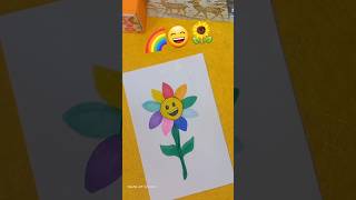 🌻😄🌈😱⁉️ Creative Art shorts viral trending emojichallenge drawing art emojimix emoji [upl. by Haidabej]