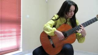 Alison Galea plays Spanish Romance  Classical Guitar [upl. by Ayotnom214]