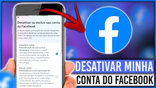 COMO DESATIVAR CONTA DO FACEBOOK [upl. by Nottirb651]