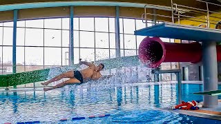 Extreme AQUA JUMP at AquaMagis Waterpark [upl. by Hau245]