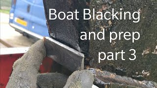 Narrowboat Blacking and repairs part 3 Welding and painting [upl. by Pyne]