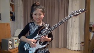 Polyphia quotAviatorquot cover  LisaX Japanese 10 year old girl [upl. by Karol799]