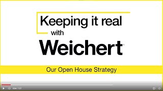 Keeping It Real With Weichert Our Open House Strategy [upl. by Stanzel51]